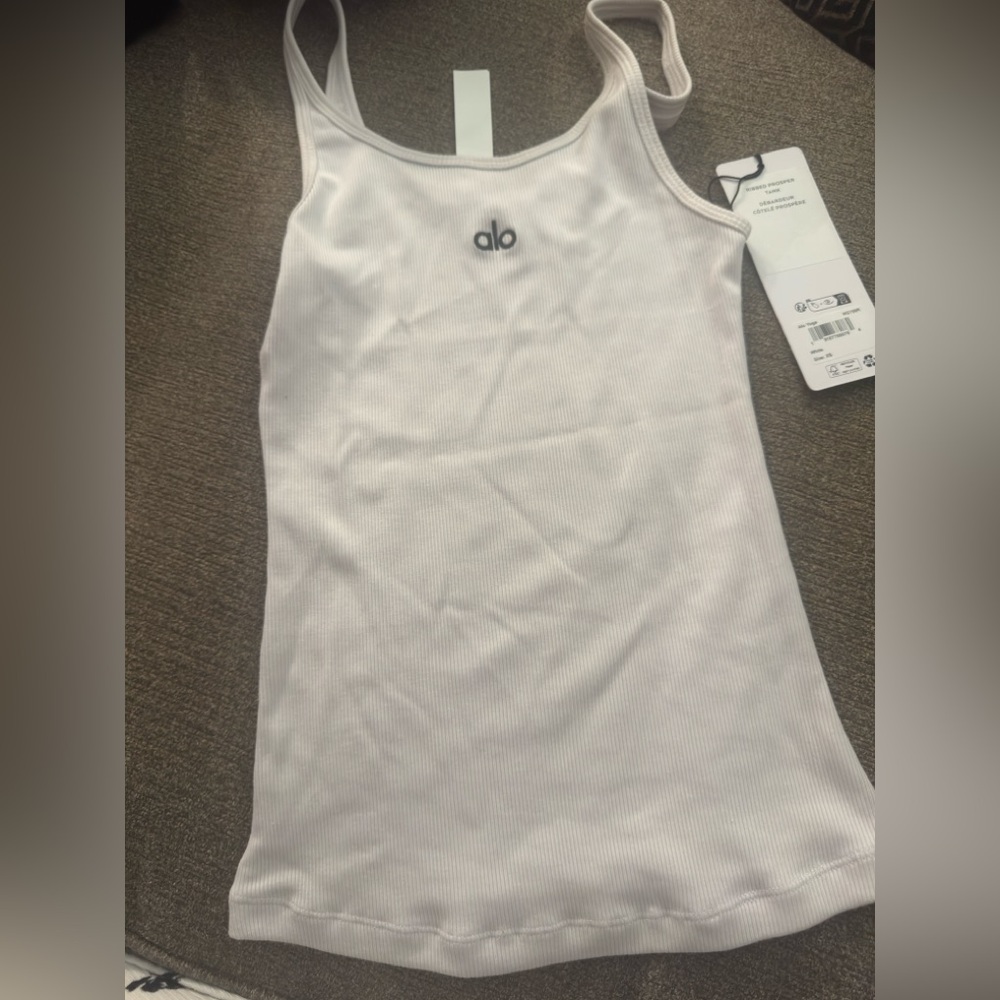 ALO Yoga White Camisole Top